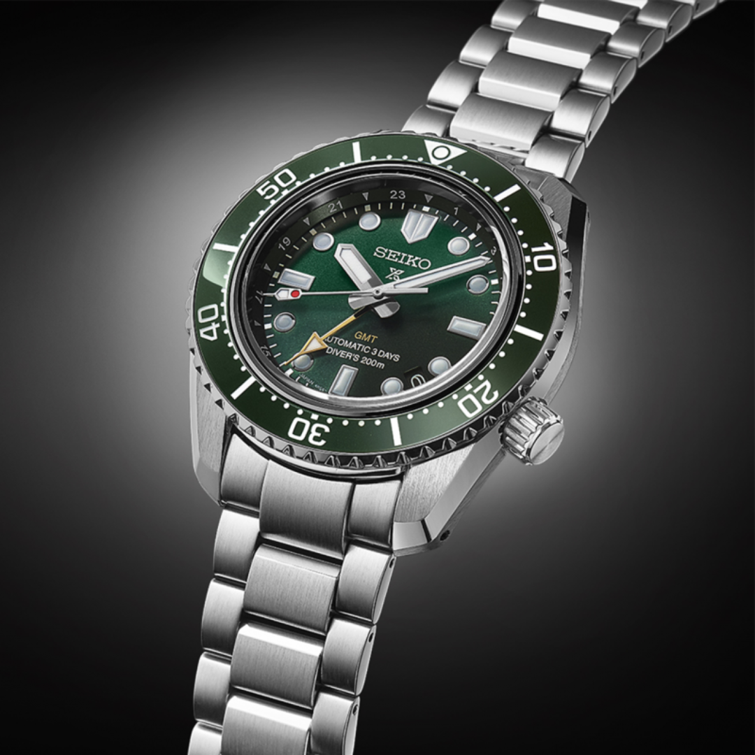 SEIKO PROSPEX SPB381J1 'MARINE GREEN' GMT AUTOMATIC MEN WATCH