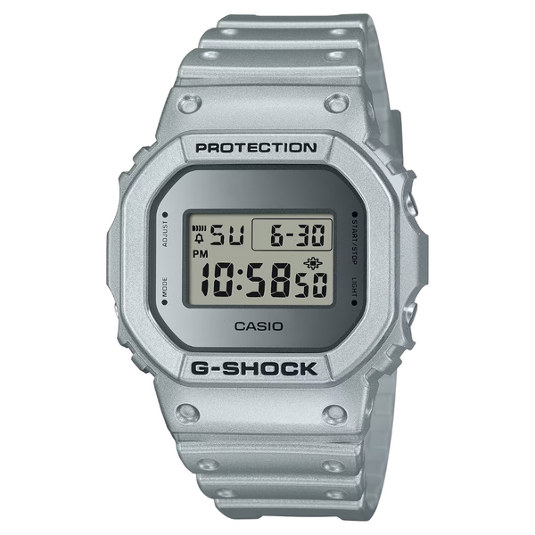 CASIO G-SHOCK DW-5600FF-8DR DIGITAL METALLIC SILVER WATCH | CITY