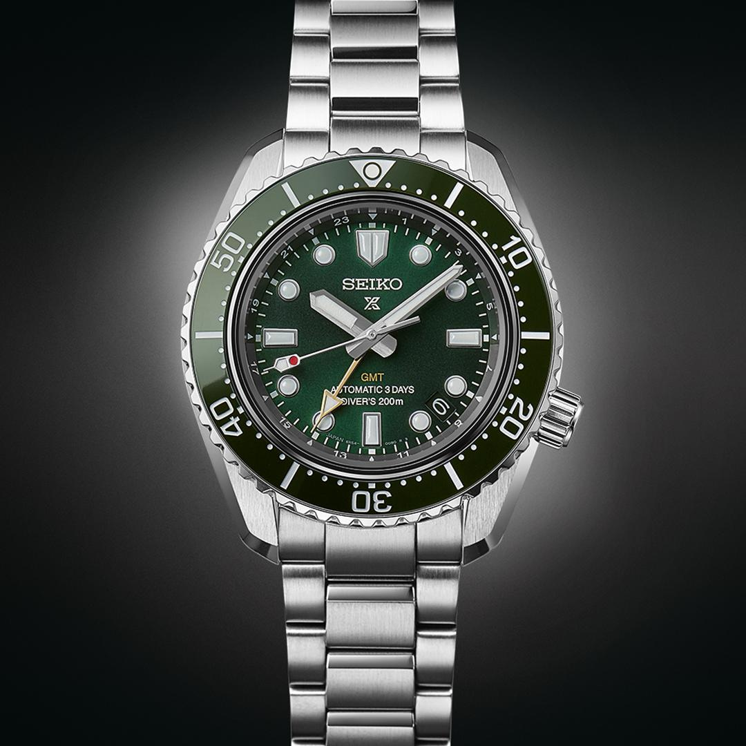 SEIKO PROSPEX SPB381J1 'MARINE GREEN' GMT AUTOMATIC MEN WATCH