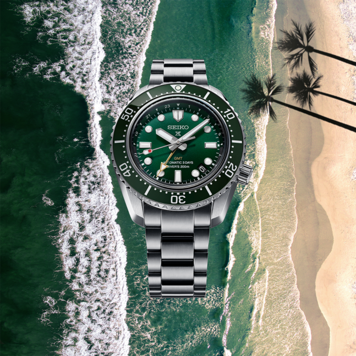 SEIKO PROSPEX SPB381J1 AUTOMATIC G.M.T DIVER'S MEN WATCH