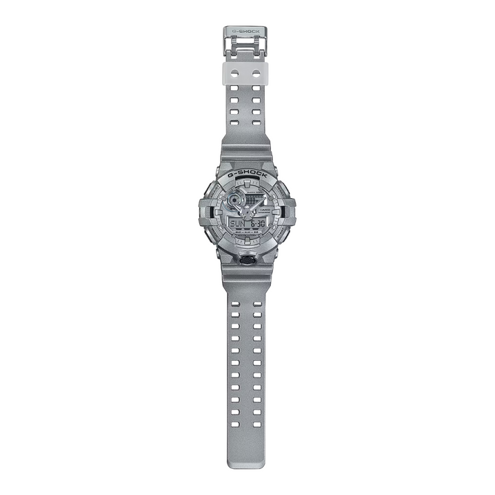 CASIO G-SHOCK GA-700FF-8ADR STANDARD ANALOG-DIGITAL METALLIC SILVER WATCH