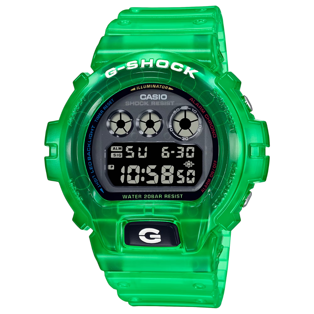 CASIO G-SHOCK DW-6900JT-3DR DIGITAL GREEN WATCH