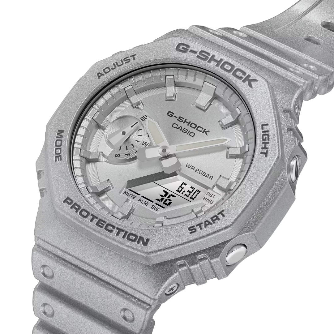 Casio sales silver digital