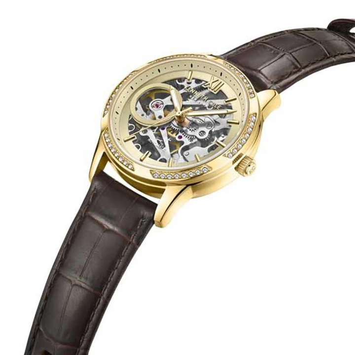 KENNETH COLE KCWLE0016403 AUTOMATIC BROWN WOMEN WATCH