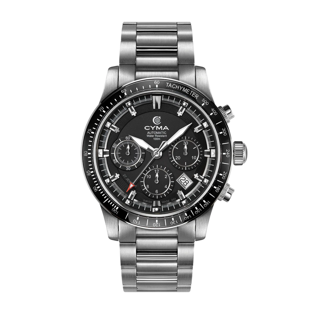 Cyma chronograph watch online