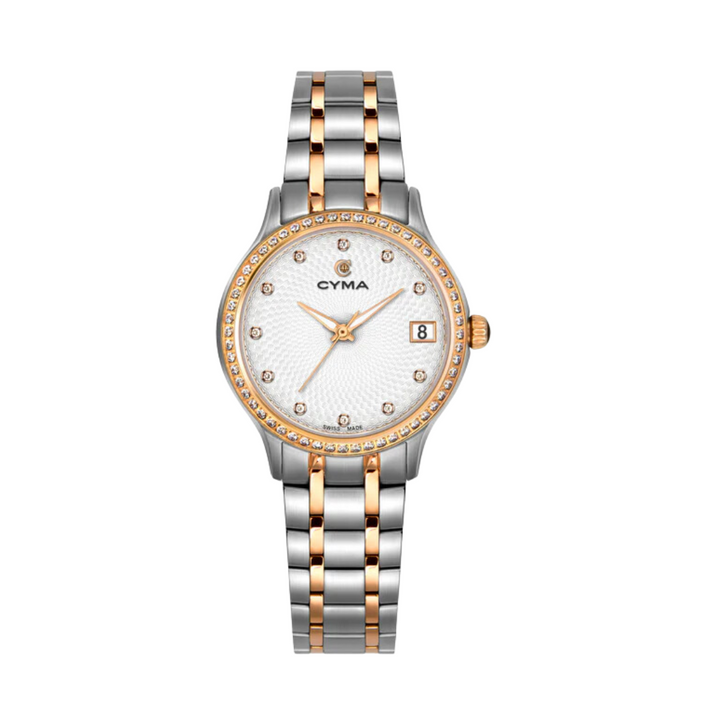 CYMA W02-00804-002 BELLE QUARTZ STAINLESS STEEL TWO-TONE WOMEN WATCH