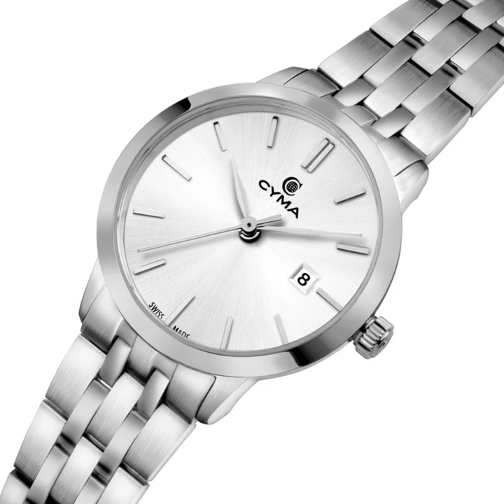 CYMA INTELLIGENTSIA W02-00807-001 QUARTZ STAINLESS STEEL WOMEN WATCH