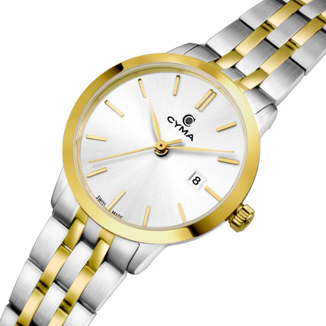 CYMA INTELLIGENTSIA W02-00807-003 QUARTZ STAINLESS STEEL WOMEN WATCH