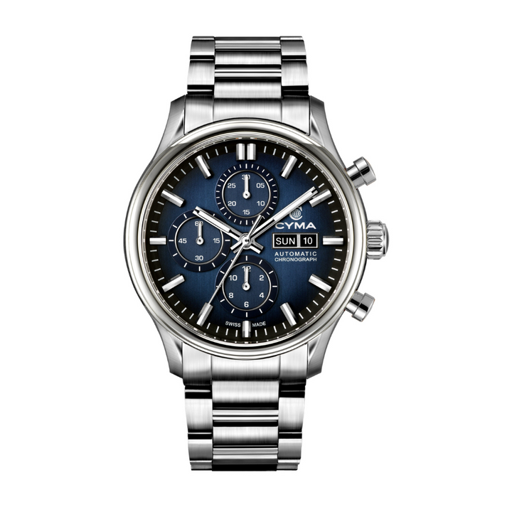 CYMA W02-00813-001 GRAND MAESTRO CHESS LIMITED EDITION AUTOMATIC CHRONOGRAPH MEN WATCH