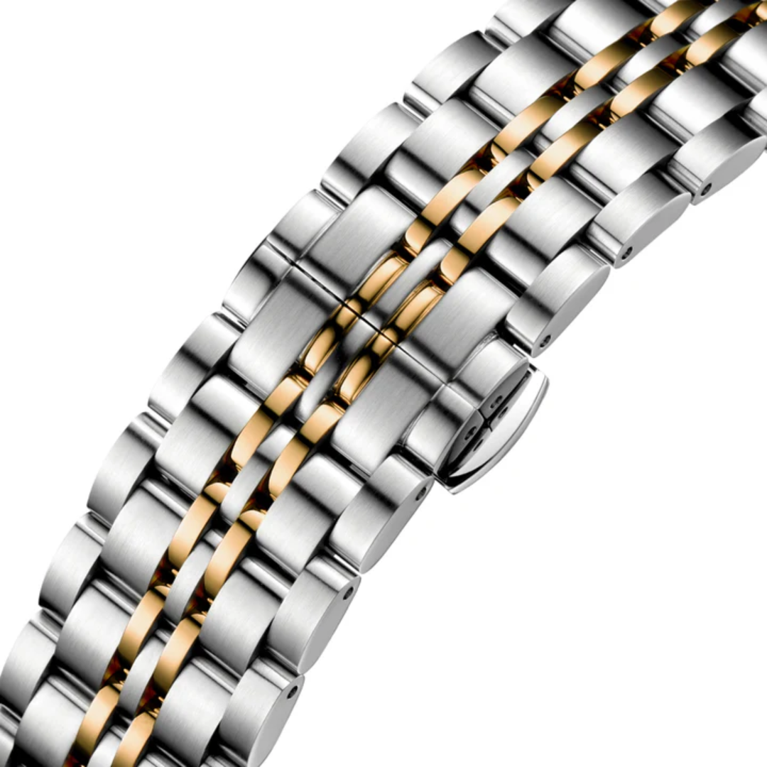 CYMA CHARISMA W02-00814-006 3 HANDS AUTOMATIC MECHANICAL TWO-TONE STAINLESS STEEL MEN WATCH