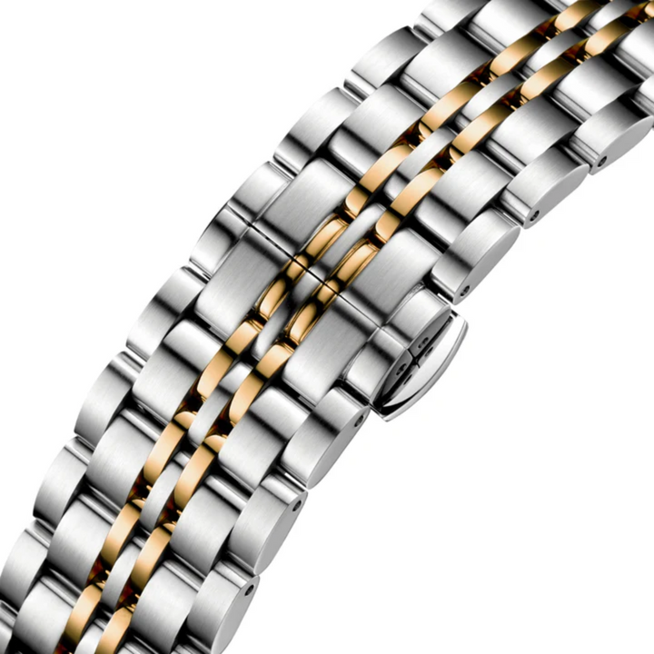 CYMA CHARISMA W02-00814-006 3 HANDS AUTOMATIC MECHANICAL TWO-TONE STAINLESS STEEL MEN WATCH