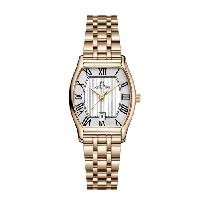 SOLVIL ET TITUS BARISTA W06-02825-017 3 HANDS DATE QUARTZ WOMEN WATCH