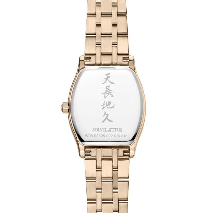 SOLVIL ET TITUS BARISTA W06-02825-022 3 HANDS DATE QUARTZ WOMEN WATCH