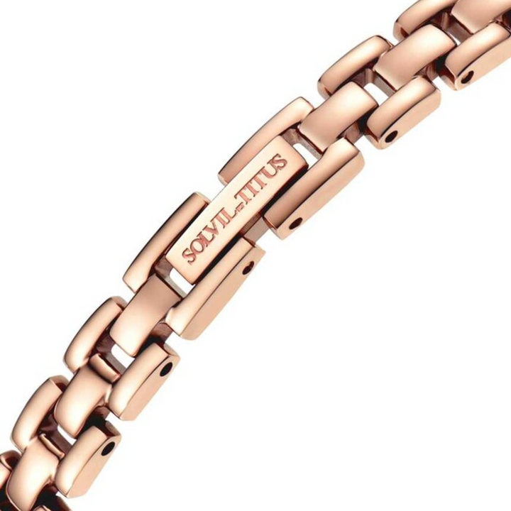 SOLVIL ET TITUS RING & KNOT W06-03133-002 2 HANDS QUARTZ WOMEN WATCH