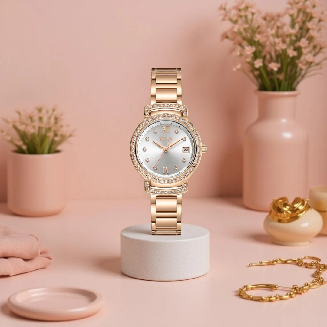 SOLVIL ET TITUS FAIR LADY W06-03139-008 3 HANDS DATE QUARTZ WOMEN WATCH