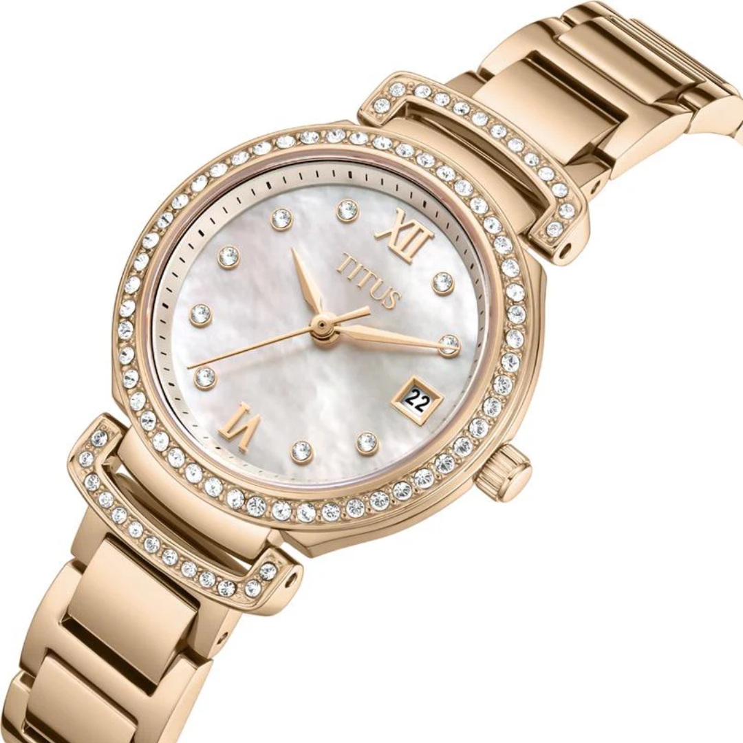 SOLVIL ET TITUS FAIR LADY W06-03139-020 3 HANDS DATE QUARTZ WOMEN WATCH