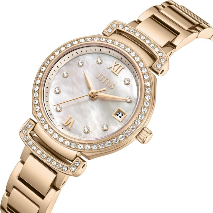 SOLVIL ET TITUS FAIR LADY W06-03139-020 3 HANDS DATE QUARTZ WOMEN WATCH