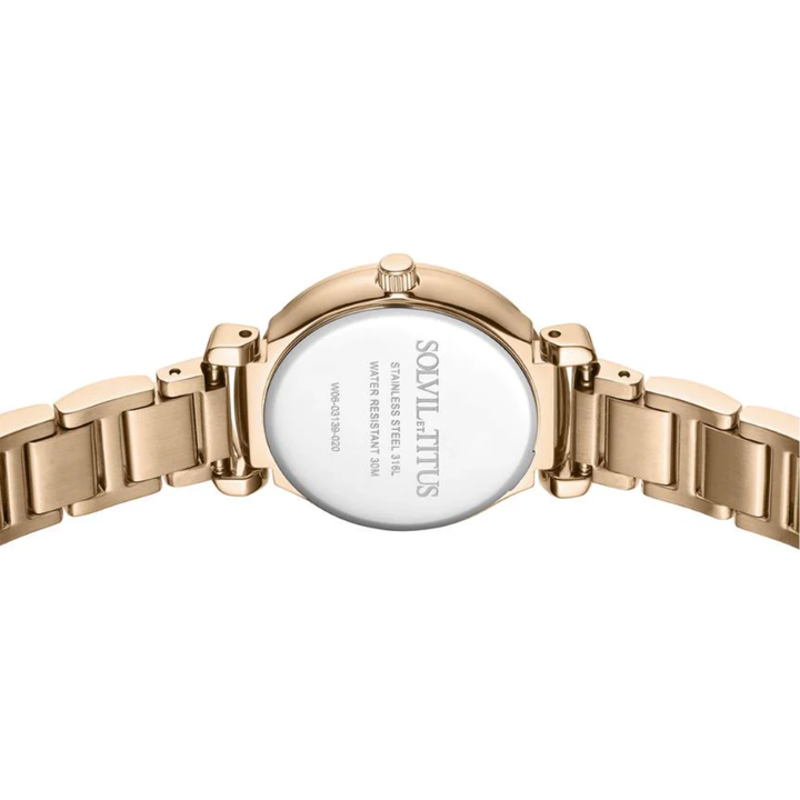 SOLVIL ET TITUS FAIR LADY W06-03139-020 3 HANDS DATE QUARTZ WOMEN WATCH