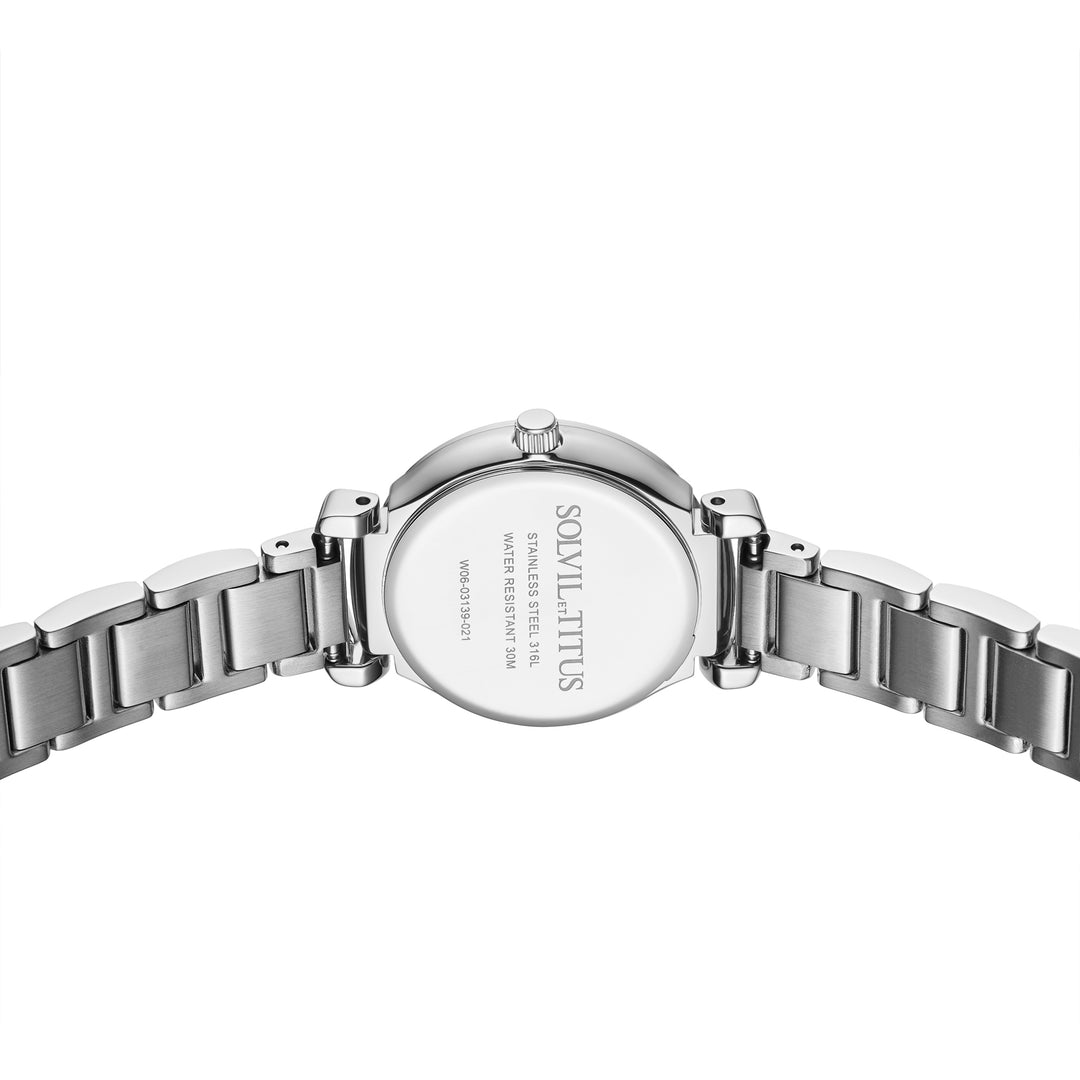 SOLVIL ET TITUS FAIR LADY W06-03139-021 3 HANDS DATE QUARTZ WOMEN WATCH