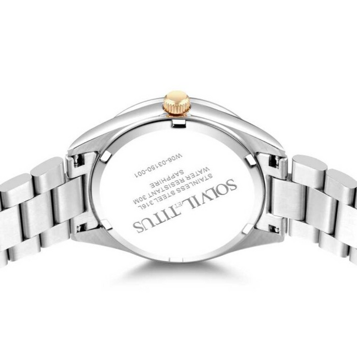 SOLVIL ET TITUS FAIR LADY W06-03150-001 3 HANDS QUARTZ WOMEN WATCH
