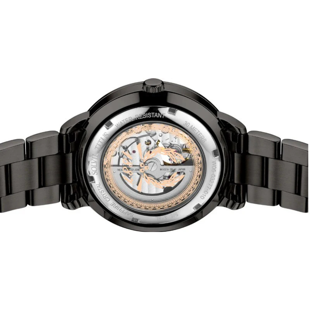 SOLVIL ET TITUS ENLIGHT W06-03277-010 3 HANDS AUTOMATIC MEN WATCH