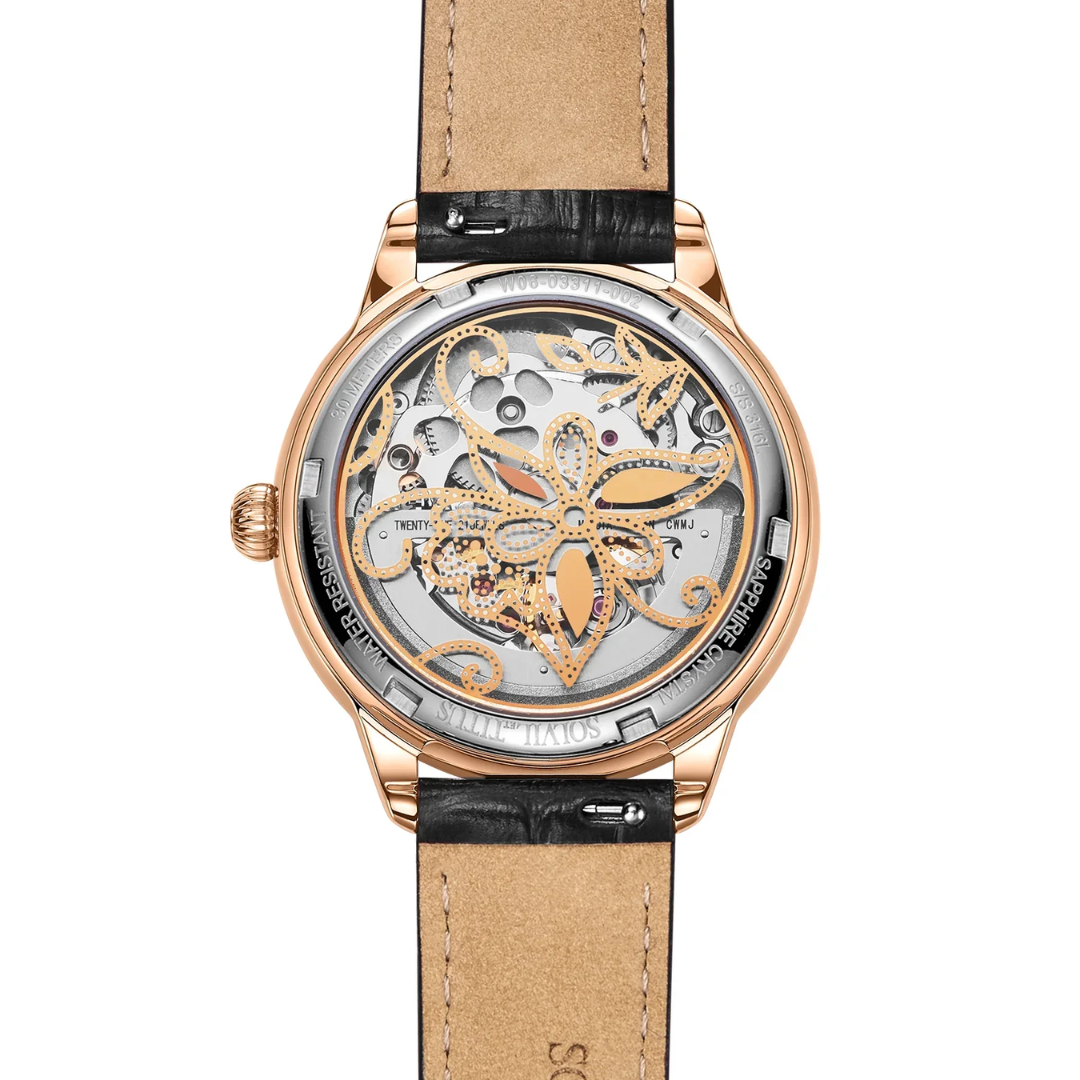 SOLVIL ET TITUS SPECIAL EDITION JAWI CLASSIC W06-03311-002 AUTOMATIC WOMEN WATCH