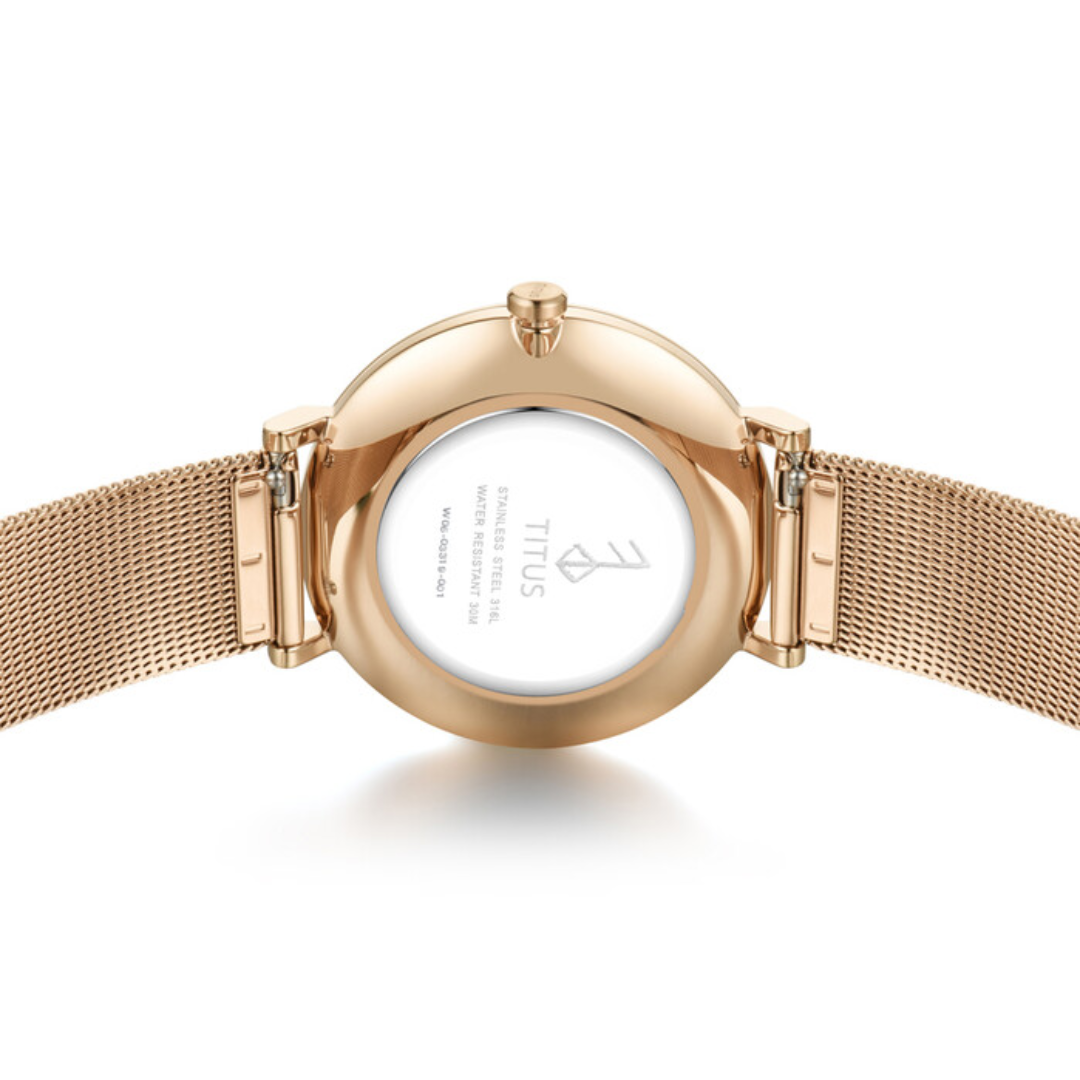 SOLVIL ET TITUS NORDIC TALE W06-03319-001 3 HANDS QUARTZ STAINLESS STEEL WOMEN WATCH
