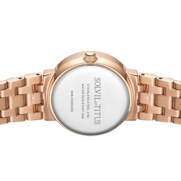 SOLVIL ET TITUS FAIR LADY W06-03320-003 3 HANDS DATE QUARTZ WOMEN WATCH