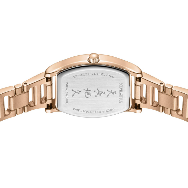 SOLVIL ET TITUS BARISTA W06-03326-003 3 HANDS DATE QUARTZ WOMEN WATCH