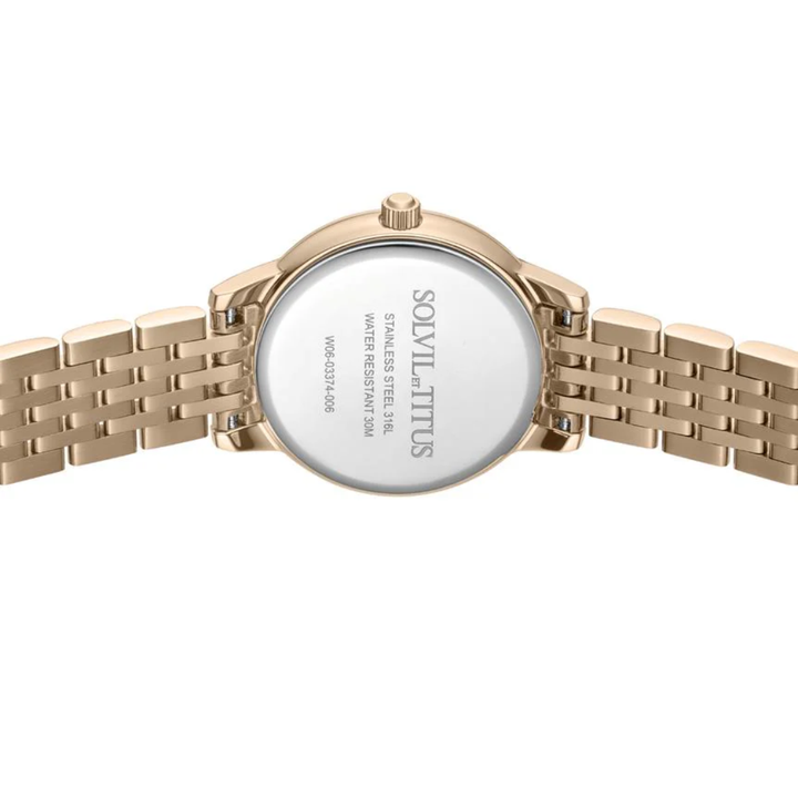 SOLVIL ET TITUS FAIR LADY W06-03374-006 3 HANDS QUARTZ WOMEN WATCH