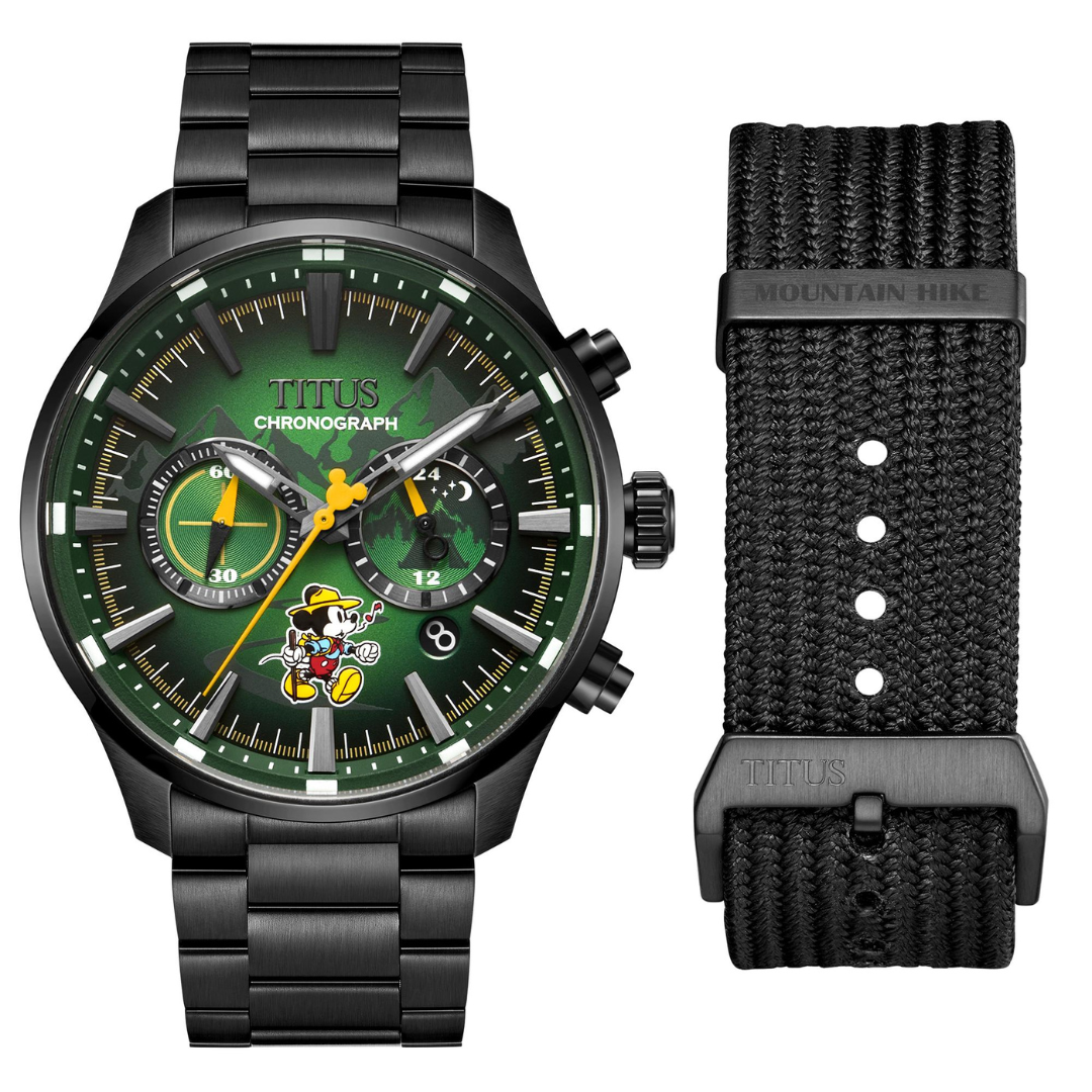 SOLVIL ET TITUS MICKEY MOUSE "OUTDOOR" LIMITED EDITION CHRONOGRAPH MEN WATCH GIFT SET W06-03368-001