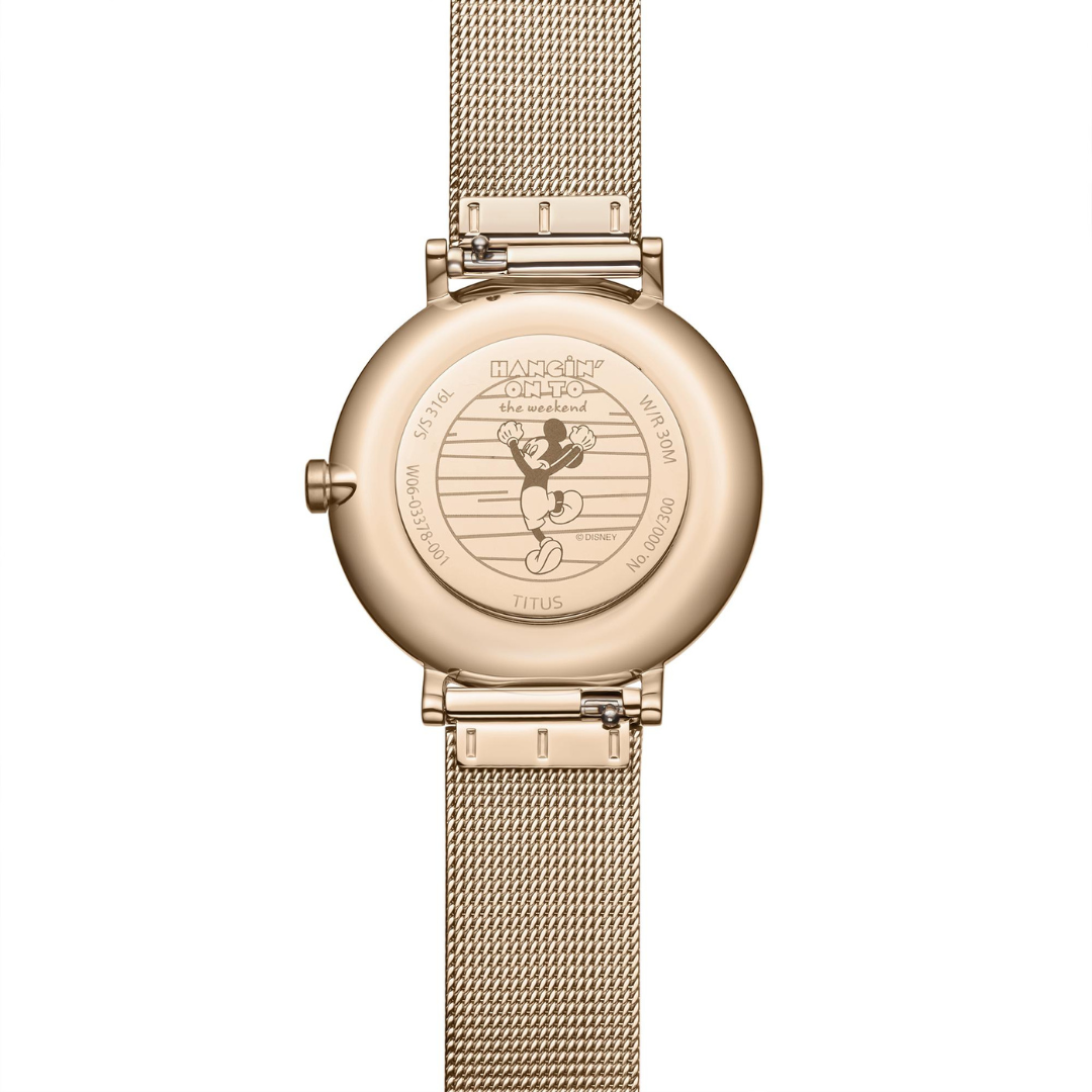 SOLVIL ET TITUS MICKEY MOUSE LIFESTYLE "ME TIME" LIMITED EDITION W06-03378-001 WOMEN WATCH