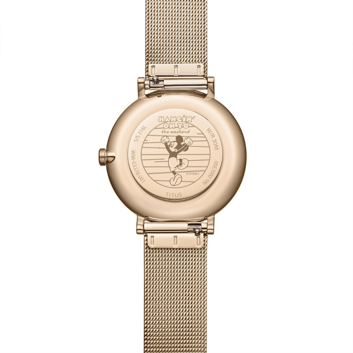 SOLVIL ET TITUS MICKEY MOUSE LIFESTYLE "ME TIME" LIMITED EDITION W06-03378-001 WOMEN WATCH