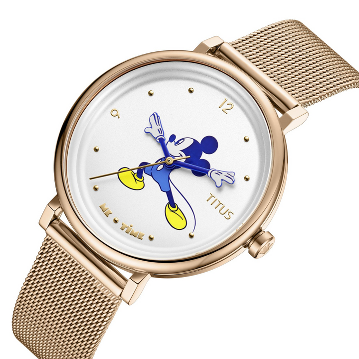 SOLVIL ET TITUS MICKEY MOUSE LIFESTYLE "ME TIME" LIMITED EDITION W06-03378-001 WOMEN WATCH