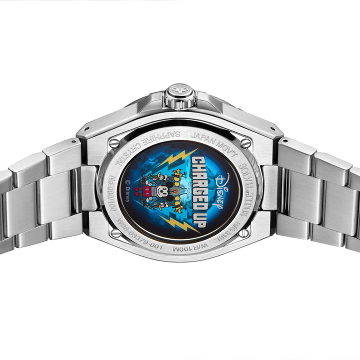 SOLVIL ET TITUS MICKEY MOUSE LIFESTYLE LIMITED EDITION "CHARGED UP" MECHANICAL MEN WATCH W06-03379-001
