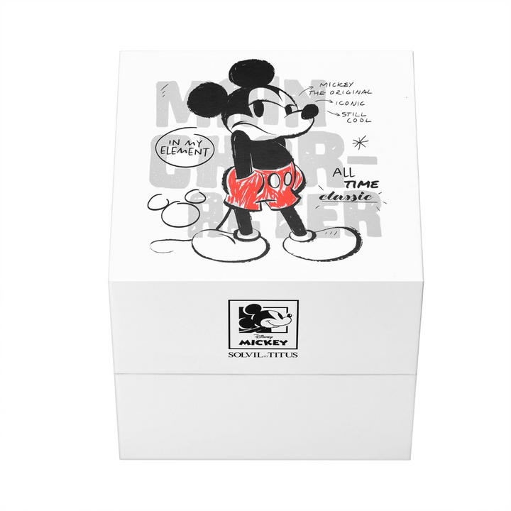 SOLVIL ET TITUS MICKEY MOUSE LIFESTYLE "ALL TIME CLASSIC" LIMITED EDITION CHRONOGRAPH MEN WATCH W06-03380-001