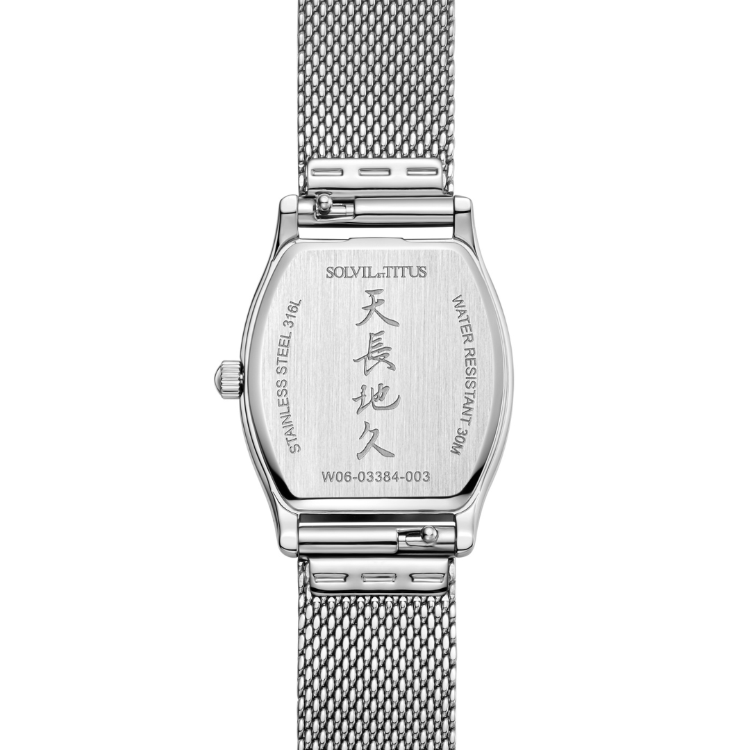 SOLVIL ET TITUS BARISTA W06-03384-003 3 HANDS QUARTZ WOMEN WATCH