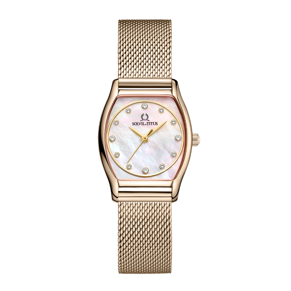 SOLVIL ET TITUS BARISTA W06-03384-009 3 HANDS QUARTZ WOMEN WATCH