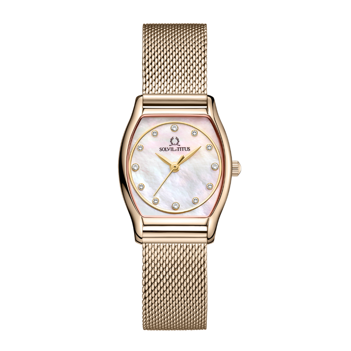 SOLVIL ET TITUS BARISTA W06-03384-009 3 HANDS QUARTZ WOMEN WATCH