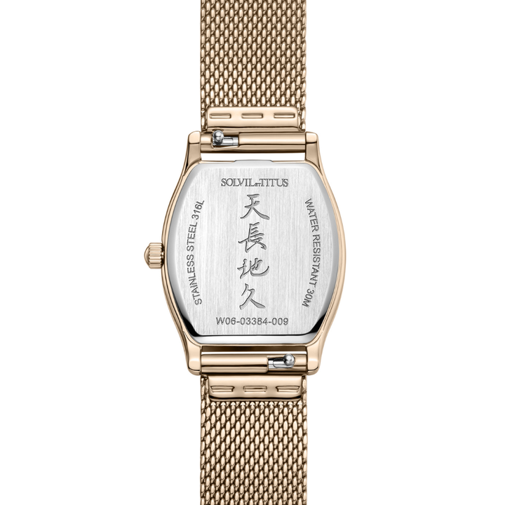 SOLVIL ET TITUS BARISTA W06-03384-009 3 HANDS QUARTZ WOMEN WATCH