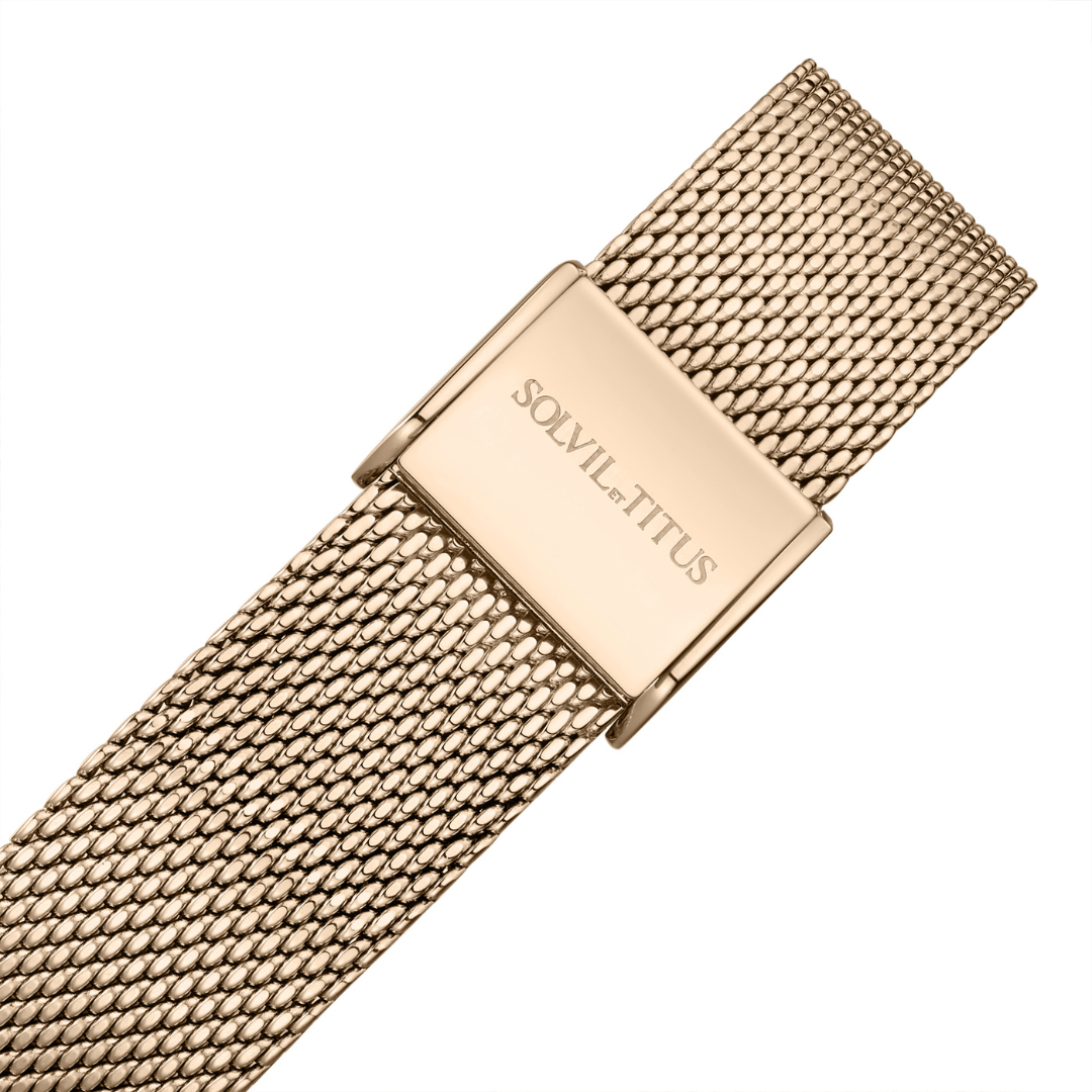 SOLVIL ET TITUS BARISTA W06-03384-009 3 HANDS QUARTZ WOMEN WATCH