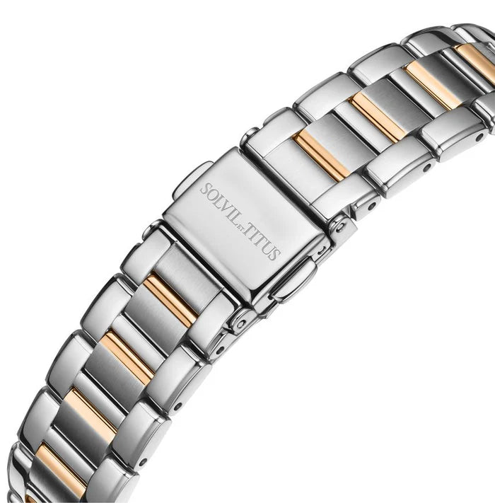 SOLVIL ET TITUS FAIR LADY W06-03399-002 2 HANDS QUARTZ WOMEN WATCH