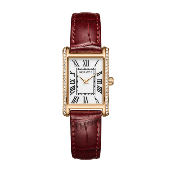 SOLVIL ET TITUS FAIR LADY W06-03400-003 2 HANDS QUARTZ WOMEN WATCH
