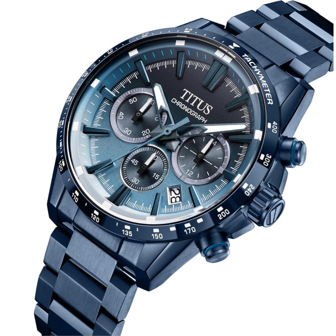 SOLVIL ET TITUS SABER W06-03401-005 CHRONOGRAPH QUARTZ MEN WATCH