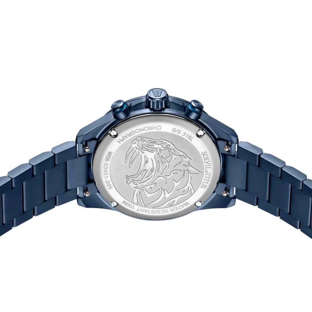 SOLVIL ET TITUS SABER W06-03401-005 CHRONOGRAPH QUARTZ MEN WATCH