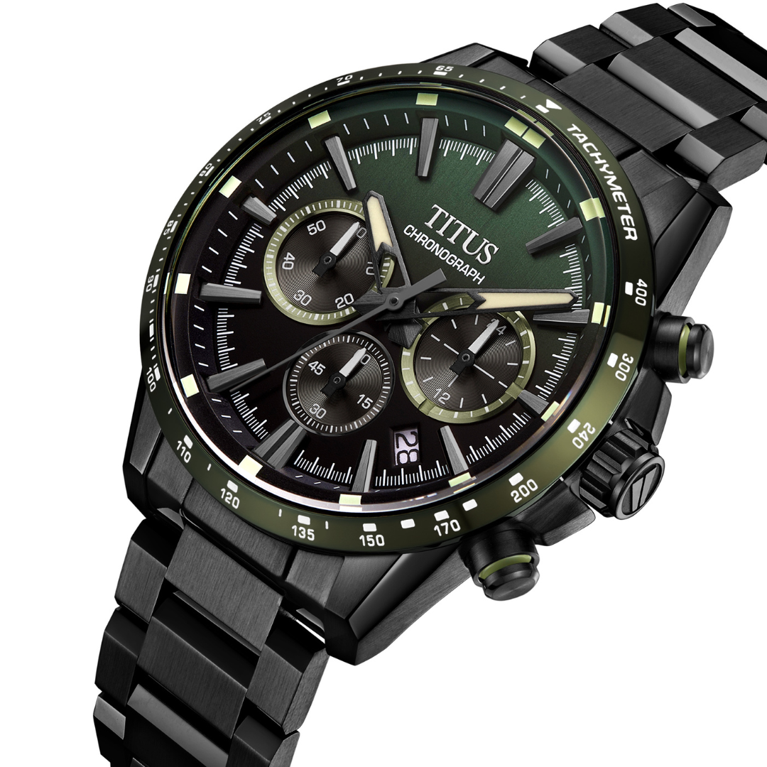 SOLVIL ET TITUS SABER W06-03401-006 CHRONOGRAPH QUARTZ MEN WATCH