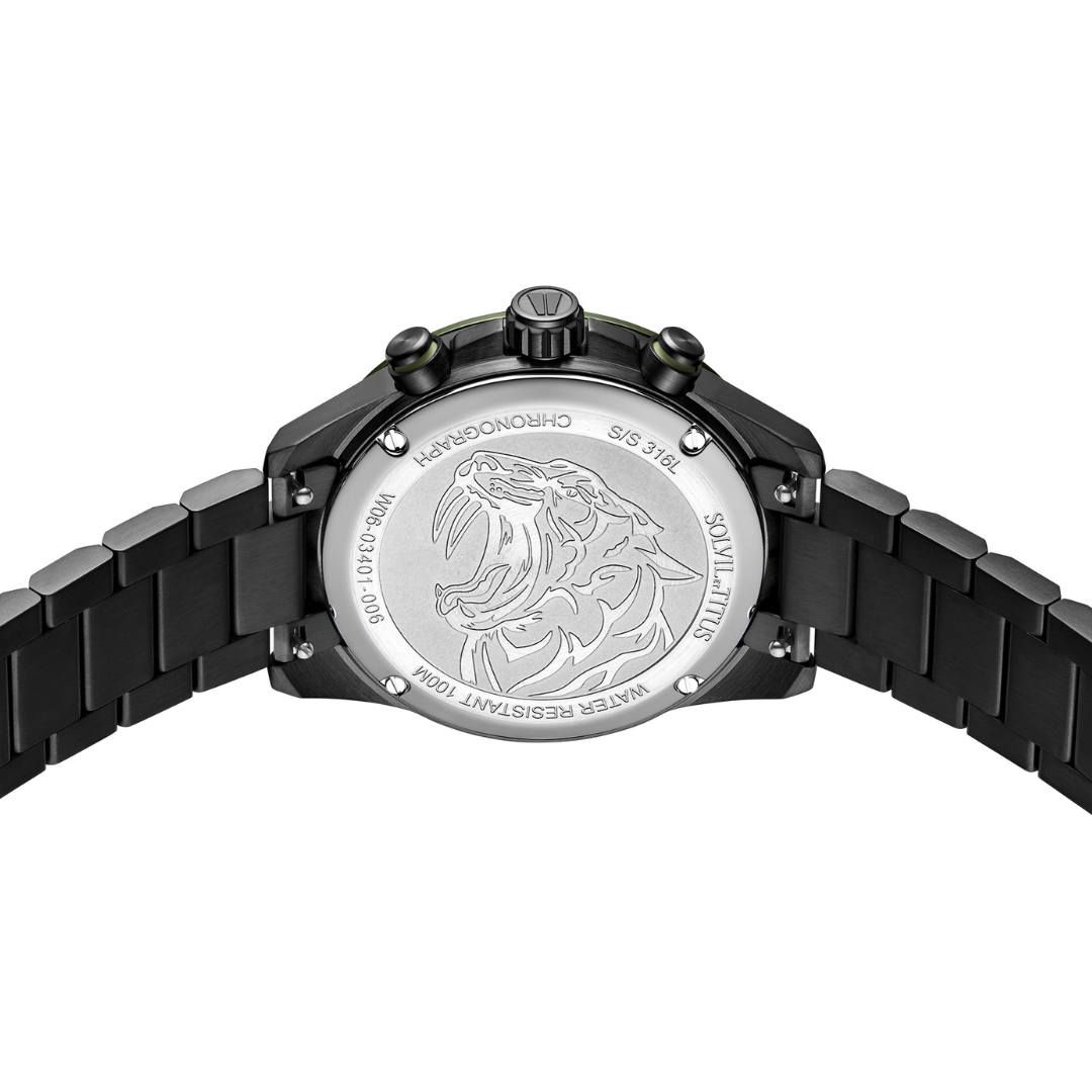 SOLVIL ET TITUS SABER W06-03401-006 CHRONOGRAPH QUARTZ MEN WATCH