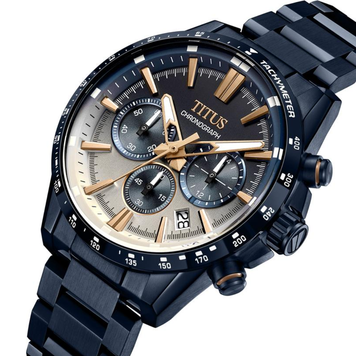 SOLVIL ET TITUS SABER W06-03401-007 CHRONOGRAPH QUARTZ MEN WATCH
