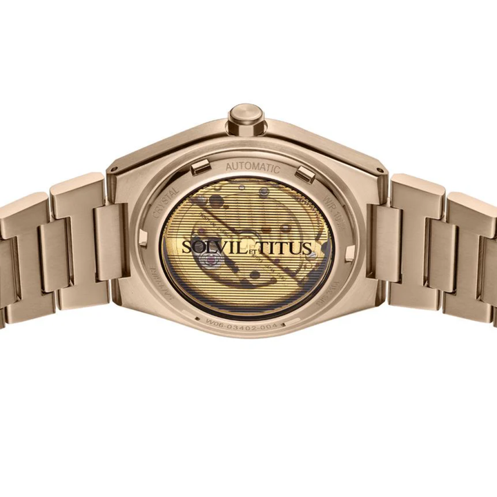 SOLVIL ET TITUS VINYL W06-03402-004 AUTOMATIC MEN WATCH