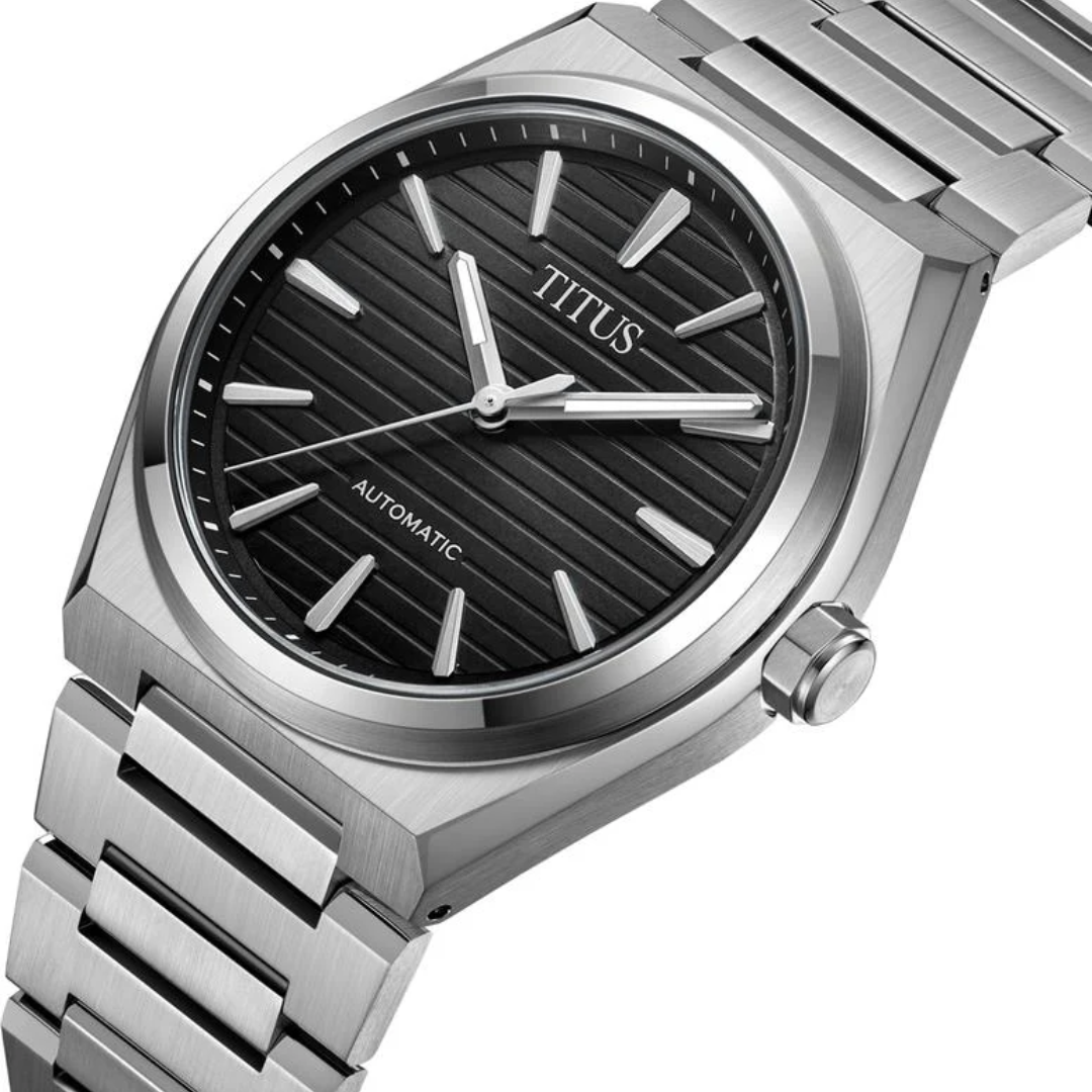 SOLVIL ET TITUS VINYL W06-03402-008 AUTOMATIC MEN WATCH